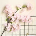 thumbnail image 1 of Mother's Day Gifts! Suncoda Fake Flowers, Artificial Cherry Blossom Branches, 41.3Inch Simulated Flower Stem and Leaf for Wedding Decor Plant Wall Outdoors Office Home Mothers Day Gifts, 1 of 6