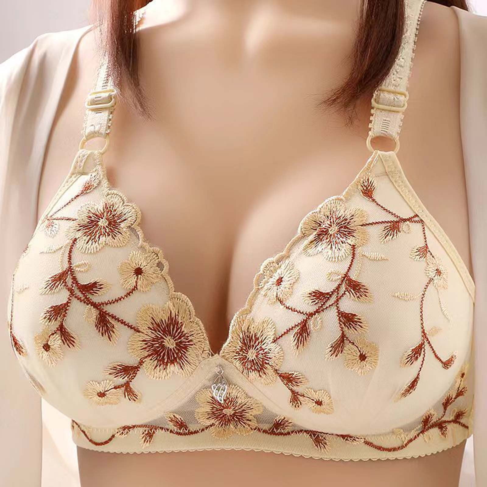 Tawop Woman Sexy Ladies Bra Without Steel Rings Sexy Vest Large