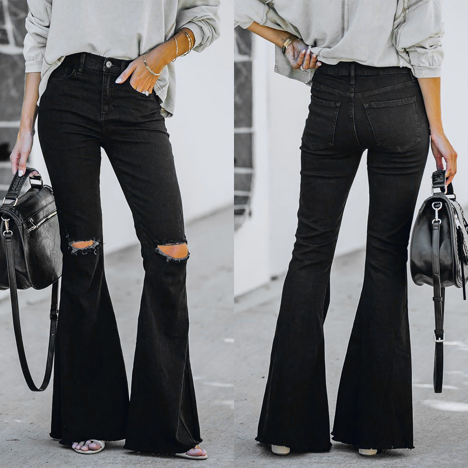Styling Black Flare Jeans: Day 4