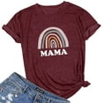 thumbnail image 1 of Deal of The Day ! Aqestyerly Plus Size Christmas Tops Women Christmas Printed Round Neck Long Sleeve T-Shirt Loose Top Sweatshirt, 1 of 3