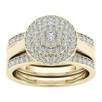 Mother's Day Gifts amlbb Rings for Women Girls Womens Rings 2-in-1 Set Detachable Shiny Diamond Ring Set Engagement Wedding Rings Inlaid Zircon Ring Jewelry Gift on Clearance