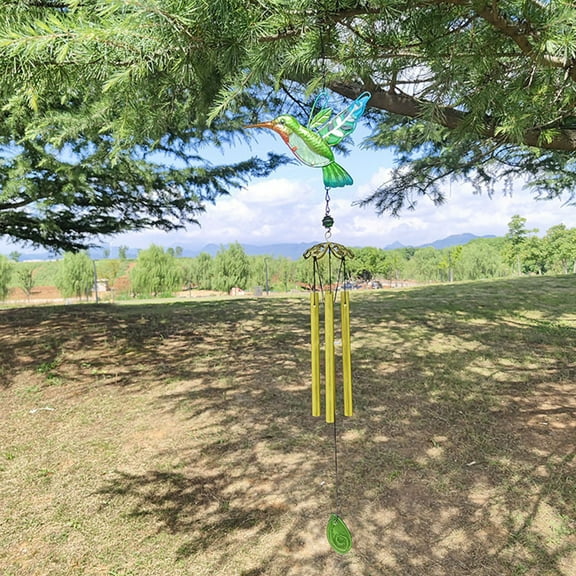 Mother's Day Gifts for Mom Hummingbird Wind Chimes for Outside Decorations, Moms Birthday Gift Ideas for Grandma, Home Garden Patio Backyard