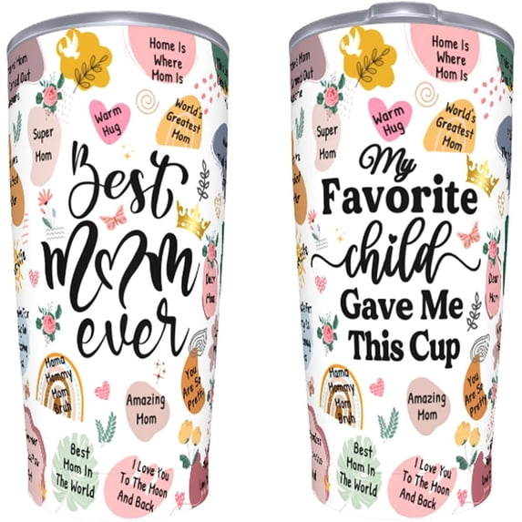 Mother''s Day Gifts for Mom,Unique Tumbler Mug Mom Mother''s Day Gifts from Daughters Son,20 oz Stainless Steel Coffee Mugs