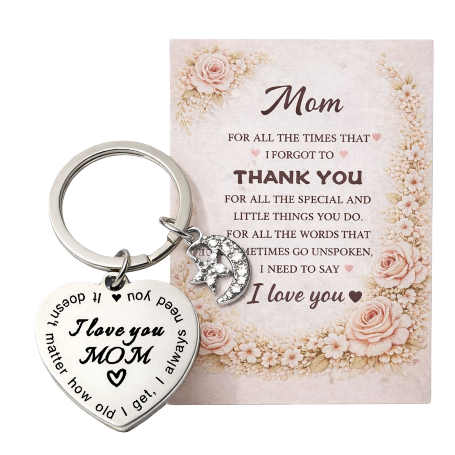 Mother's Day Gifts for Mom from Daughter Son Thank You Mom Keychain ...