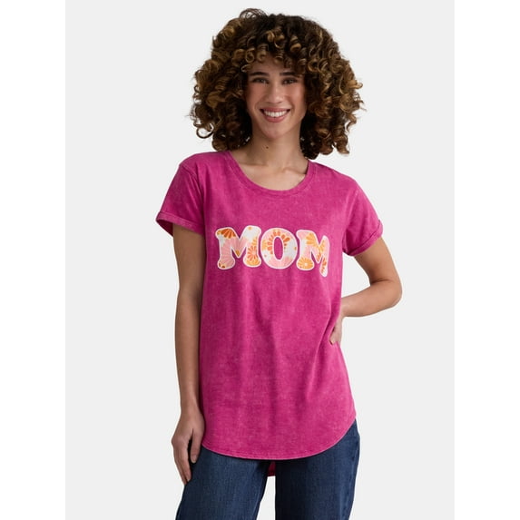 Mother's Day Graphic Tee with Short Sleeves from Way to Celebrate, Sizes S-XXXL