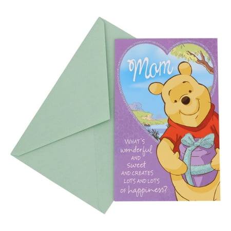 Mother's Day Greeting Card: Mom What's wonderful and sweet and creates lots and lots of happiness?
