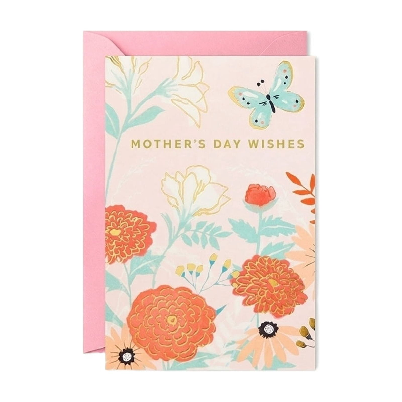 Mother's Day Greeting Cards with Envelopes for Gift Invitations and Blessing Messages Elegant Floral Design Set of 10