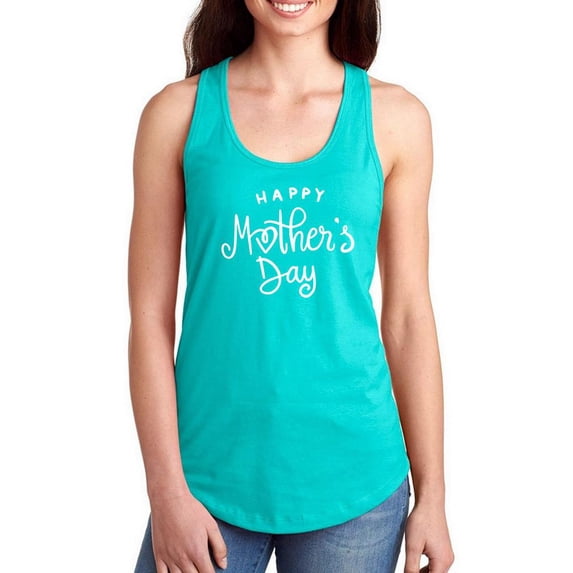 Mother's Day Hand Drawn Racerback Tank Women -Image by Shutterstock, Female x-Large