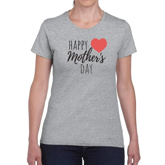 Mother's Day Heart Cute Shaped T-Shirt Women -Image by Shutterstock, Female x-Large