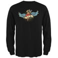 thumbnail image 1 of Mother's Day - I Love My Tattoo Mom Black Adult Long Sleeve T-Shirt - Small, 1 of 1
