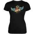 thumbnail image 1 of Mother's Day - I Love My Tattoo Mom Black Juniors Soft T-Shirt - Medium, 1 of 1