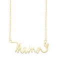 thumbnail image 1 of AFFY Mother's Day Jewelry Gifts 14k Yellow Gold Over Sterling Silver Mama Pendant Necklace, 1 of 5