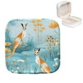 thumbnail image 1 of Mother's Day Kangaroo Compact Jewelry Box Organizer with Imitation Metal Zipper and Small Grid for Rings, Earrings, Bracelets – Stylish and Exquisite Design, 1 of 6