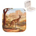 thumbnail image 1 of Mother's Day Kangaroo Compact Jewelry Box with Customizable Grid Inside - Organize Your Accessories Easily, 1 of 6