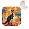 thumbnail image 1 of Mother's Day Kangaroo Portable Jewelry Box Organizer for Rings, Earrings & Bracelets with Imitation Metal Zipper, 1 of 6