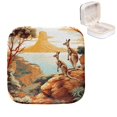 thumbnail image 1 of Mother's Day Kangaroo Portable Jewelry Box with Customizable Grids for Rings, Earrings, Bracelets - Compact Design, 1 of 6
