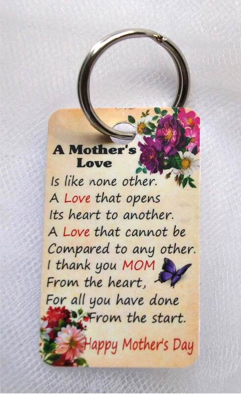 Mother's Day Keepsake Greeting Card Key chain Accessories  (Pack 24 pieces)