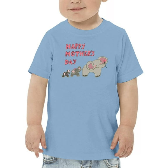 Mother's Day Mom Elephant T-Shirt Toddler -Image by Shutterstock,  3 Toddler