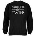 thumbnail image 1 of Mother's Day Mother Of Twins Mens Sweatshirt Black MD, 1 of 1