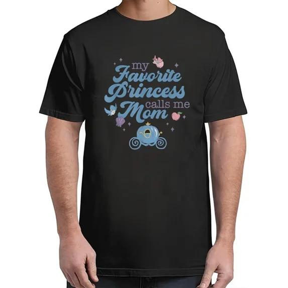 Mother's Day My Princess Calls Me Mom T-Shirt Vibe for Adults S-4XL