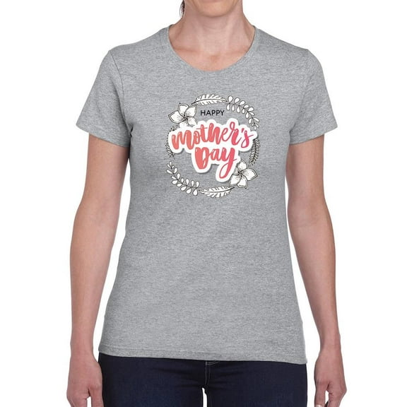 Mother's Day Nature Lettering Shaped T-Shirt Women -Image by Shutterstock, Female XX-Large