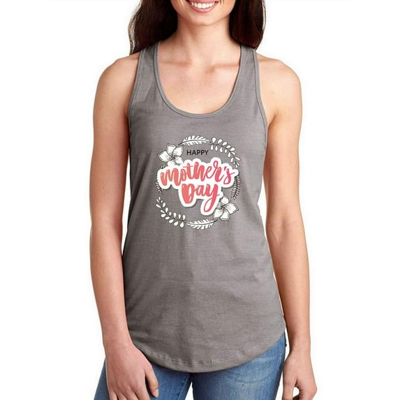 Mother's Day Nature Racerback Tank Women -Image by Shutterstock, Female Large