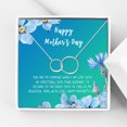 thumbnail image 1 of Mother's Day Necklace and Card, Gift for Mom, Gift for Her, Card Necklace Mother's Day Present, Heart Necklace for Mother's Day, Pendant Necklace for Mother [Silver Infinity Ring, 18" Chain], 1 of 3