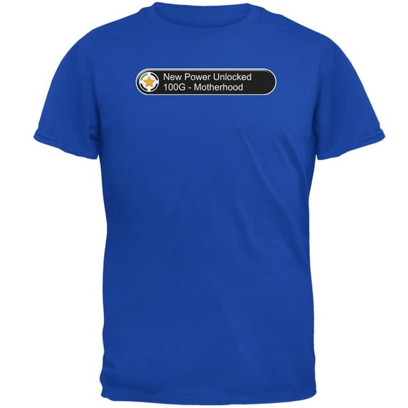 Mother's Day New Power Motherhood Funny Mens T Shirt Royal 2XL