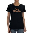 thumbnail image 1 of Mother's Day Orange Lettering Shaped T-Shirt Women -Image by Shutterstock, Female Large, 1 of 4