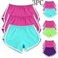 thumbnail image 1 of Mother's Day POROPL 3 Pack Womens Athletic Shorts Summer Casual Sports Yoga Shorts, 1 of 8