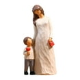 thumbnail image 1 of Mother's Day Resin Mother and Child Figurine Heartwarming Hand-Painted Statue for Desktop ornament Party Decor Mom Birthday Gift from Daughter and Son 1PCS, 1 of 9