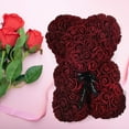 thumbnail image 1 of Mother's Day Rose Bear Gifts for Her Artificial Flower Rose Bear Rose Flower Bear Gifts for Wife Girlfriend, Anniversary Romantic Gift for Her Women, Rose Teddy Bear Birthday Gifts for Her, 1 of 7
