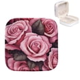 thumbnail image 1 of Mother's Day Rose Premium Jewelry Box Organizer with Metal Zipper & Compact Design, 1 of 6