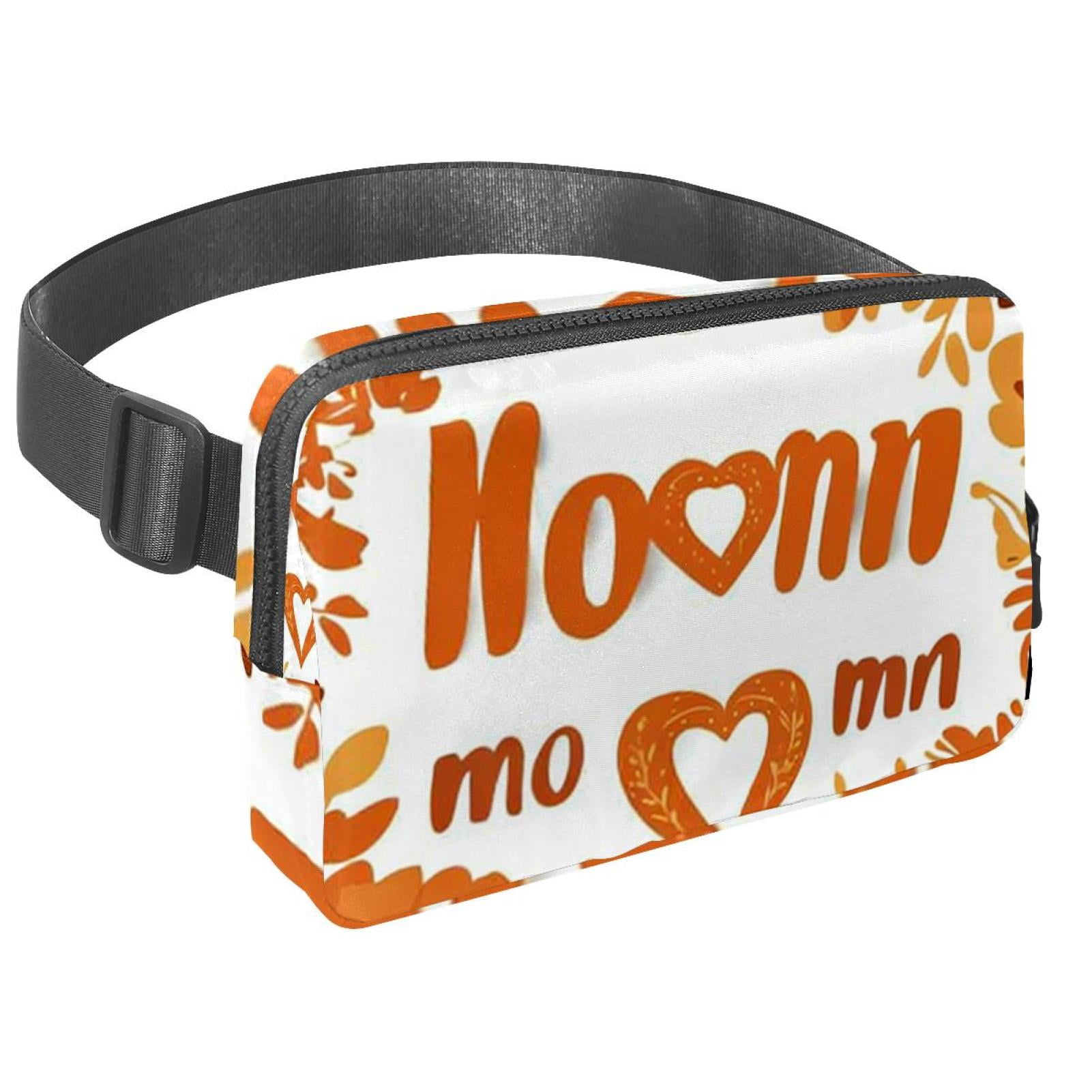 Mother's Day Running Belt Waist Packs Fanny Bag: Lightweight, Adjustable, with Extension Strap, Unisex