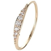 HUAZHAI Mother's Day Sale Clearance - Engagement Round Cut Zircons Women Wedding Rings Jewelry Rings For Woman Full Diamond Ladies Ring