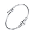 thumbnail image 1 of Mother's Day Sale Clearance - Heart Initials Bracelet-A-Z Stainless Steel Engraved Charm Bracelet, Woman Girl Jewelry Birthday Festival Gift, 1 of 7