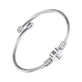 thumbnail image 1 of Mother's Day Sale Clearance - Heart Initials Bracelet-A-Z Stainless Steel Engraved Charm Bracelet, Woman Girl Jewelry Birthday Festival Gift, 1 of 7