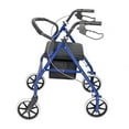 thumbnail image 1 of Mother's Day Sales - Fold Up Removable Back Support Four Wheel Walker Rollator, 1 of 8