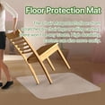 thumbnail image 1 of Mother's Day Sales - PVC Dull Polish Chairmat Protection Floor Mat 90x120x0.15cm Rectangular, 1 of 6