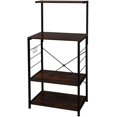 thumbnail image 1 of Wooden Kitchen Shelf, Baker's Rack 4 Tier Shelves, Vintage Color, 1 of 7