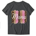 thumbnail image 1 of Mother's Day Shirts Women Casual Mom Short Sleeve Crewneck Tunic Tee Loose Mama Graphic Tops (S, Gray), 1 of 3