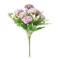 thumbnail image 1 of Mother's Day Simulation Flowers Carnations - 4.7x4.7x11.8in Silk Flower Bouquet | Wedding/Party/Home Decor (Multi-Color Hypoallergenic Indoor-Outdoor Centerpiece)​, 1 of 6