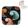 thumbnail image 1 of Mother's Day SnailJewelry Box Organizer with Imitation Metal Nylon Zipper, Compact and Convenient, 1 of 6