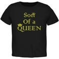 thumbnail image 1 of Mother's Day Son Of A Queen Toddler T Shirt Black Toddler Size 5/6, 1 of 1