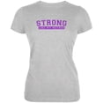 thumbnail image 1 of Mother's Day Strong Like My Mother Juniors Soft T Shirt Heather LG, 1 of 1