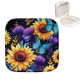 thumbnail image 1 of Mother's Day Sunflower Jewelry Box with Imitation Metal Nylon Zipper for Rings, Earrings, Bracelets & More, 1 of 6