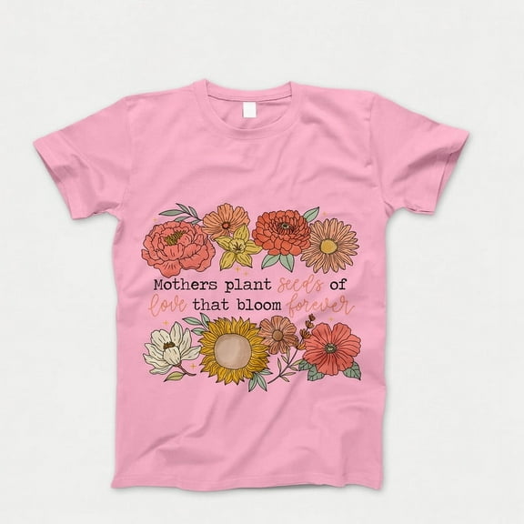 Mother’s Day T-Shirt - Cute & Trendy Mom Life Tee, Best Mom Ever Gift, Floral Mama Shirt