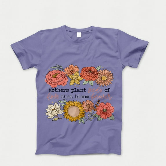 Mother’s Day T-Shirt - Cute & Trendy Mom Life Tee, Best Mom Ever Gift, Floral Mama Shirt
