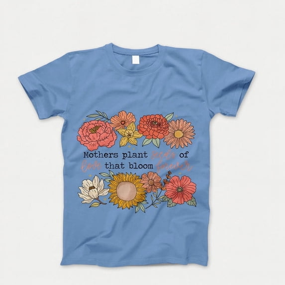 Mother’s Day T-Shirt - Cute & Trendy Mom Life Tee, Best Mom Ever Gift, Floral Mama Shirt