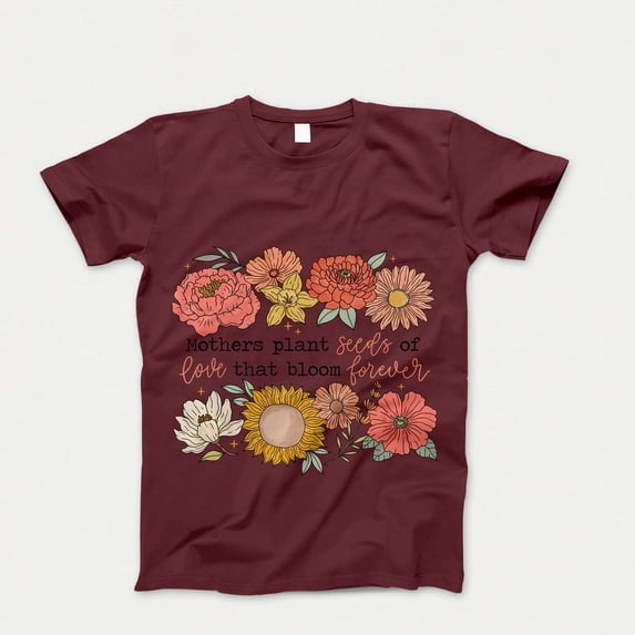 Mother’s Day T-Shirt - Cute & Trendy Mom Life Tee, Best Mom Ever Gift, Floral Mama Shirt